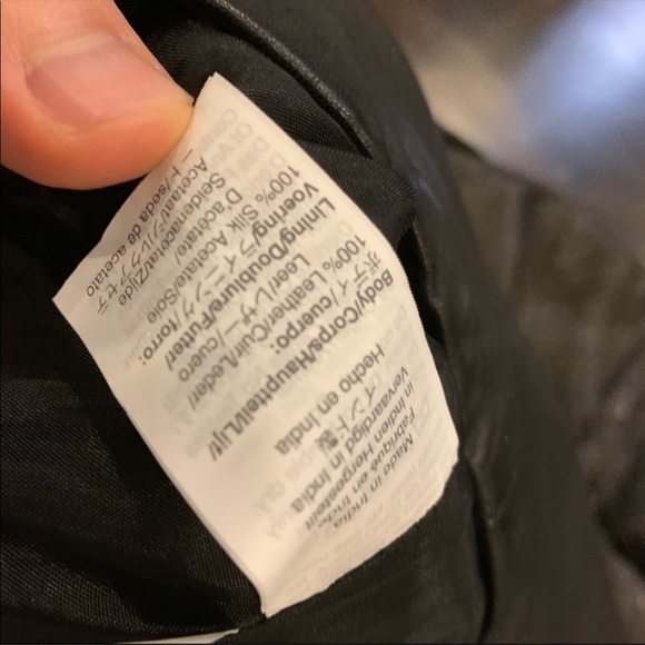 🆕 Madewell Leather Biker Jacket - Picture 9 of 9